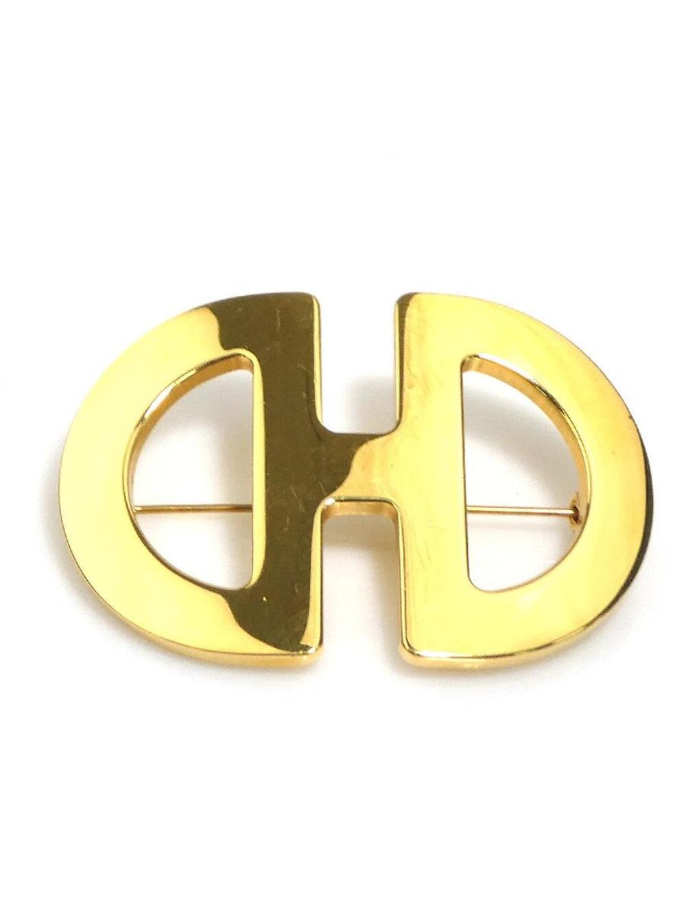 Auth Celine Brooch Gold Metal - #303089C14B